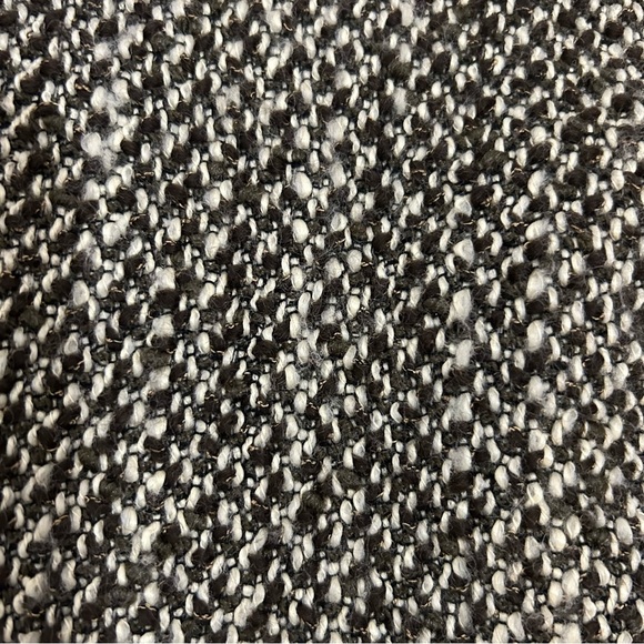 Jones New York Vintage Shades Of Brown Wool Silk Tweed Zip Up Blazer, Size 10 - Picture 4 of 10